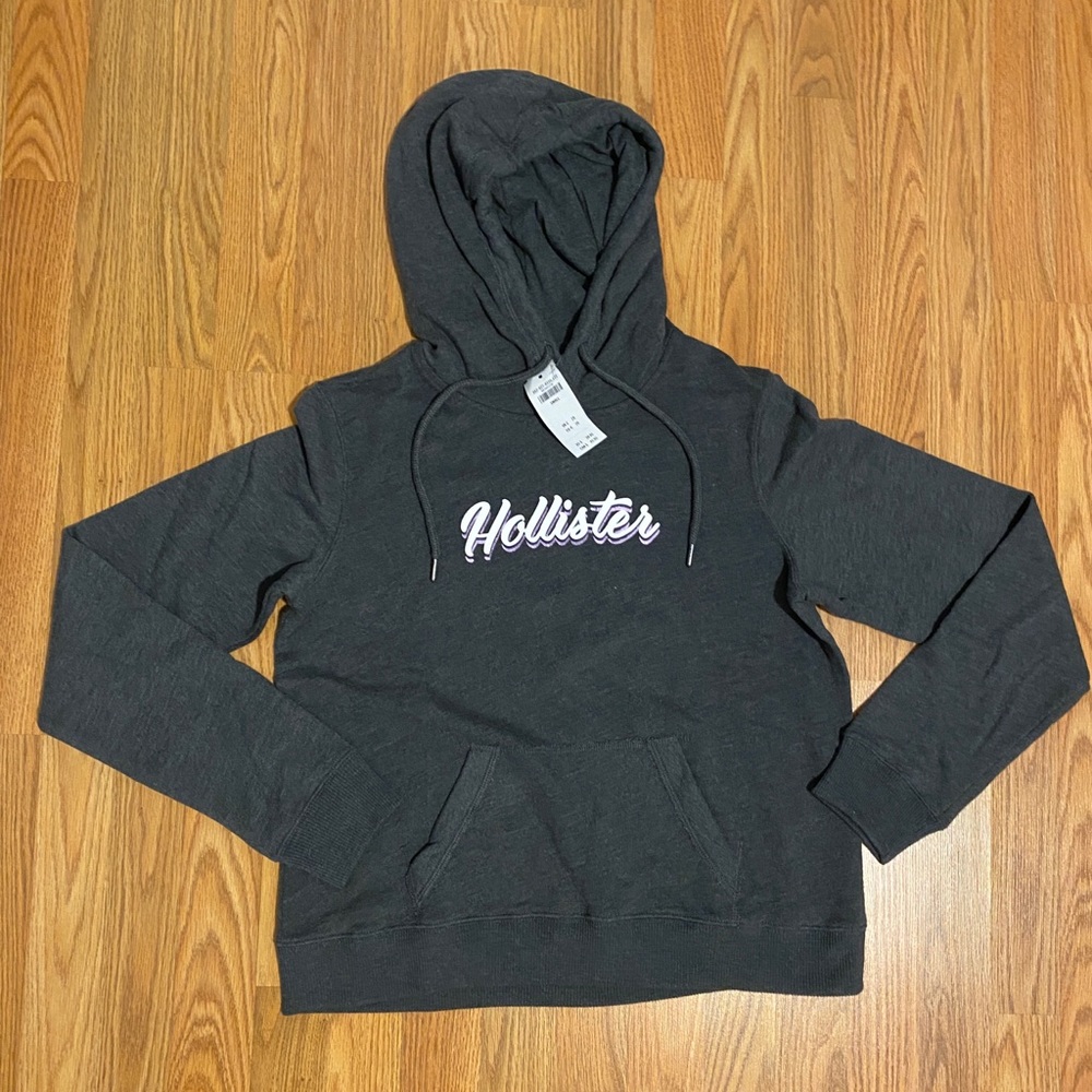 Hollister grey hoodie size small